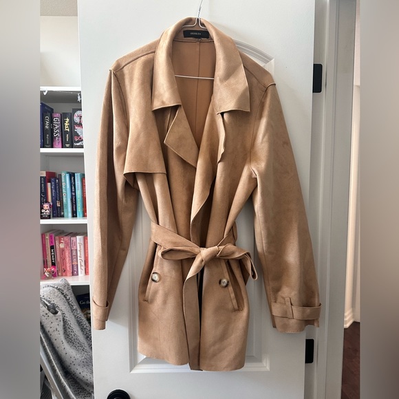 Forever 21 + | Tan Trench Coat | Women’s Large - XL - Picture 1 of 11